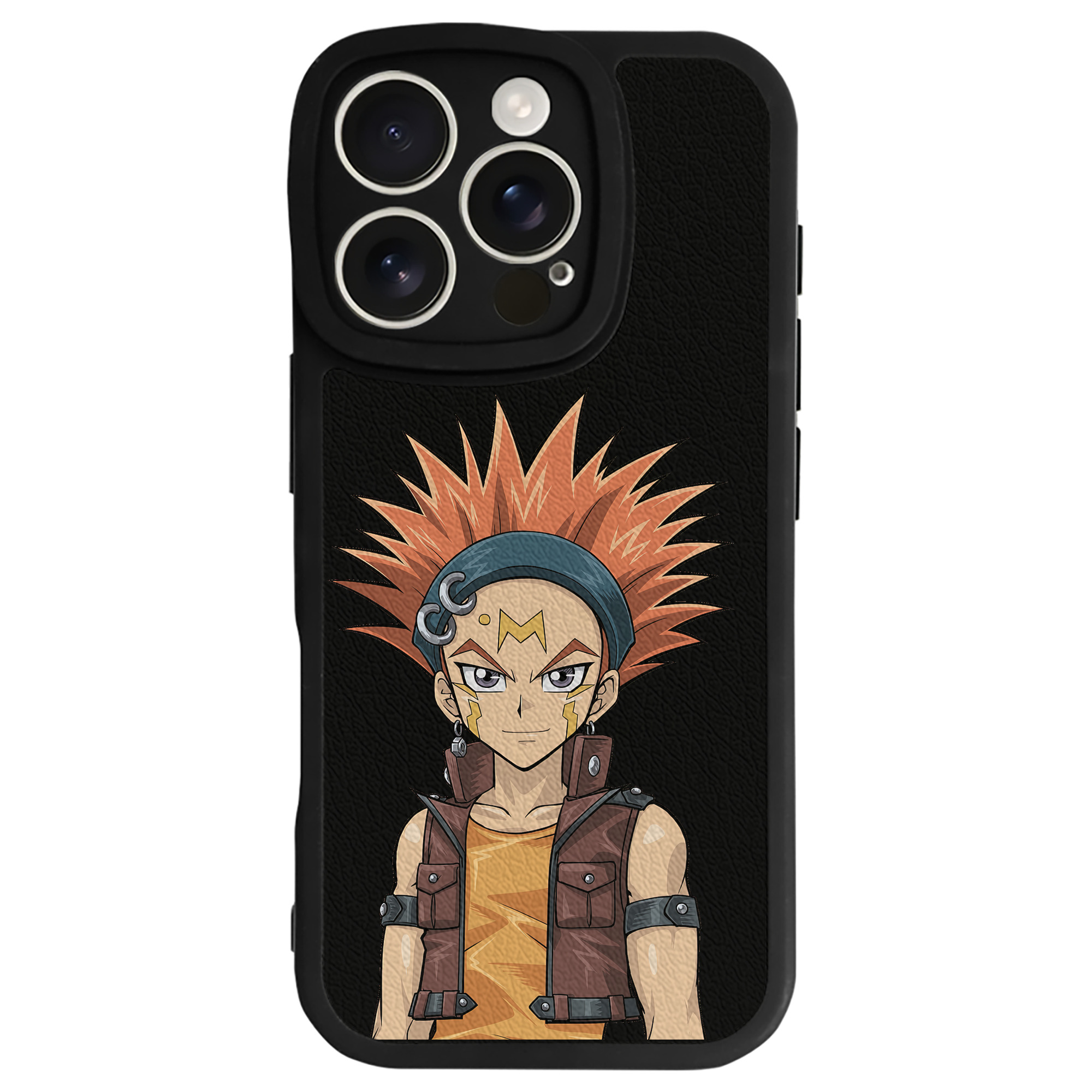遊☆戯☆王 Yu-Gi-Oh! 【iPhone 16シリーズ対応】シリコンスマホケース（レザー調） 材質：シリコン
